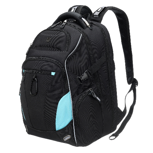 Рюкзак TORBER XPLOR с отделением для ноутбука 15", чёрный, полиэстер 900D, 34x22x46 см, 34л