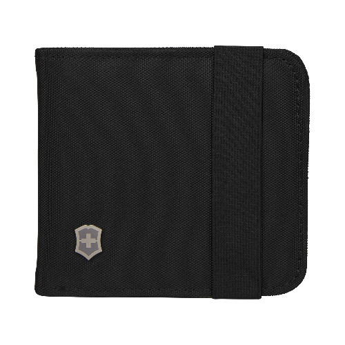 Бумажник VICTORINOX TA 5.0 Bi-Fold Wallet с RFID защитой, чёрный, нейлон, 11x1x10 см
