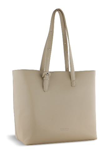 Бизнес-шоппер женский наплечный BUGATTI Luna, бежевый, полиуретан, 47 х 18 х 34 см