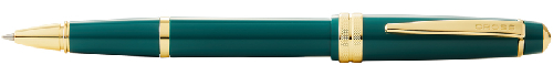 Ручка-роллер Cross Bailey Light Polished Green Resin and Gold Tone