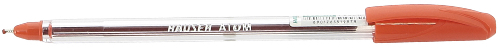 Шариковая ручка Hauser Atom, пластик, цвет красный