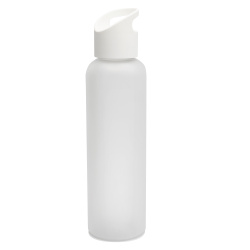 Бутылка пластиковая для воды Sportes (матовая), белая