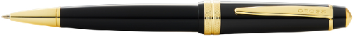 Шариковая ручка Cross Bailey Light Polished Black Resin and Gold Tone
