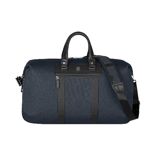 Дорожная сумка VICTORINOX Architecture Urban 2 Weekender, синий, полиэстер/кожа, 24x56x30 см, 45 л