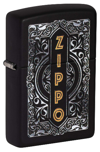 Зажигалка ZIPPO Classic с покрытием Black Matte, латунь/сталь, черная, 38x13x57 мм