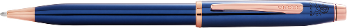 Шариковая ручка Cross Century II Translucent Cobalt Blue Lacquer