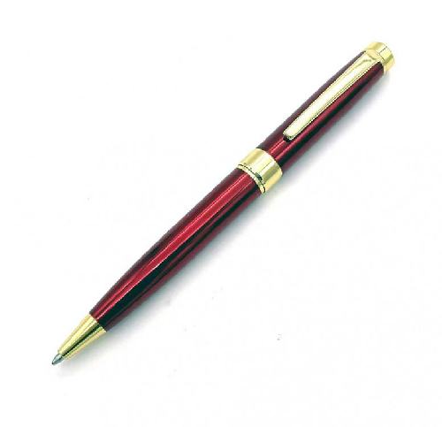 Ручка шариковая глянцевая Diplomat металлическая 613040-G/12