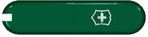 Передняя накладка для ножей VICTORINOX 58 мм, пластиковая, зелёная