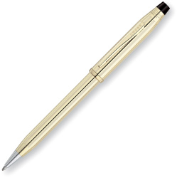 Шариковая ручка Cross Century II. Цвет - золотистый.