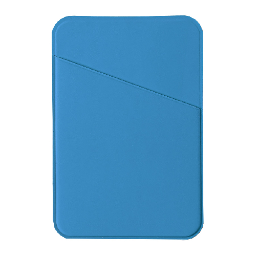 Чехол для карты на телефон Simply, самоклеящийся 65 х 97 мм, голубой, PU 