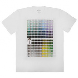 Футболка T-bolka 160 c DTG-печатью Kornit Color chart 3