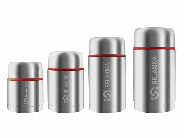 Термос для еды Relaxika 301 в чехле, 1200 мл