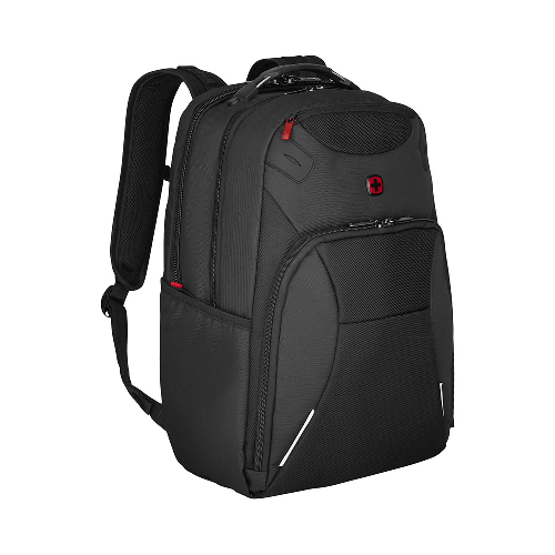 Рюкзак WENGER Cosmic 17", чёрный, переработанный ПЭТ/ПВХ/полиэстер, 34 x 23 x 49 см, 30 л