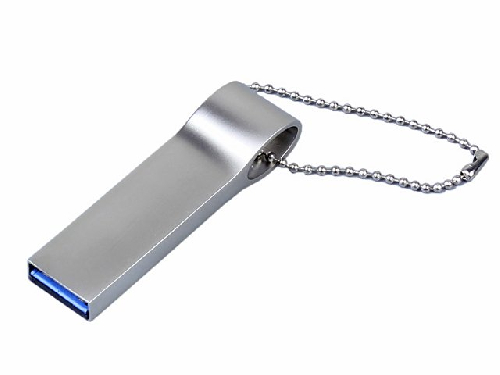 USB 2.0-флешка на 512 Мбайт с мини чипом и боковым отверстием для цепочки