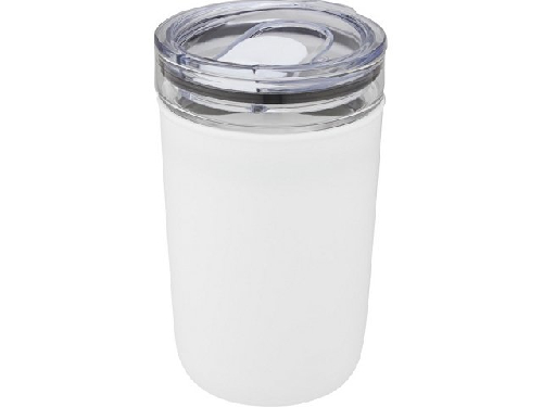 Стеклянная кружка Bello с внешней стенкой из переработанного пластика