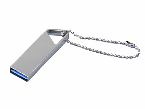 USB 3.0-флешка на 64 Гб с мини чипом и отверстием для цепочки
