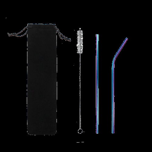 Набор многоразовых трубочек гальванических Оnlycofer Х black