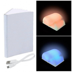 Книга-лампа "Book lamp", цвет обложки белый