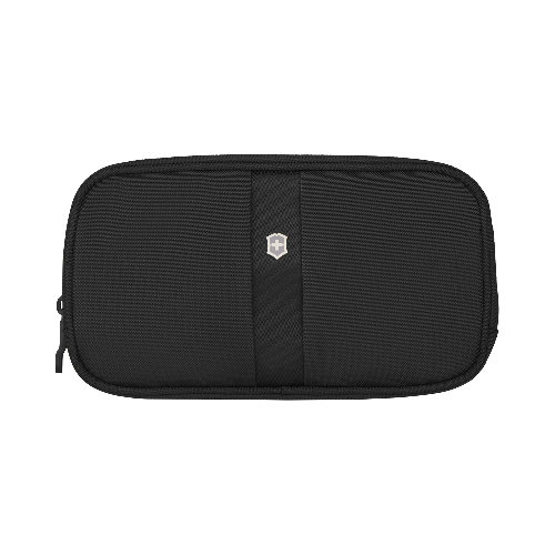 Несессер VICTORINOX TA 5.0 Overnight Essentials Kit, чёрный, нейлон, 23x4x13 см