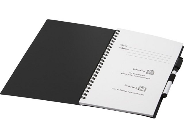 Блокнот A5 Pebbles из переработанной бумаги