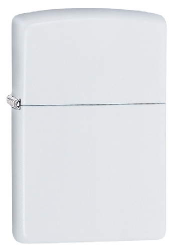 Зажигалка ZIPPO Classic с покрытием White Matte, латунь/сталь, белая, матовая, 38x13x57 мм