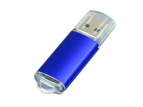USB 2.0- флешка с прозрачным колпачком