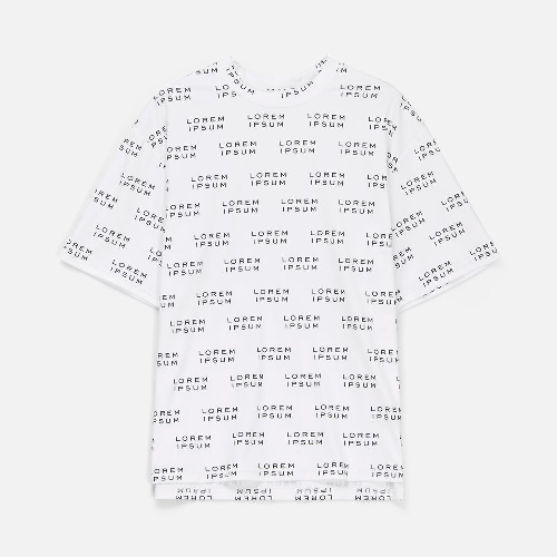 Футболка унисекс Senti с полной запечаткой на заказ