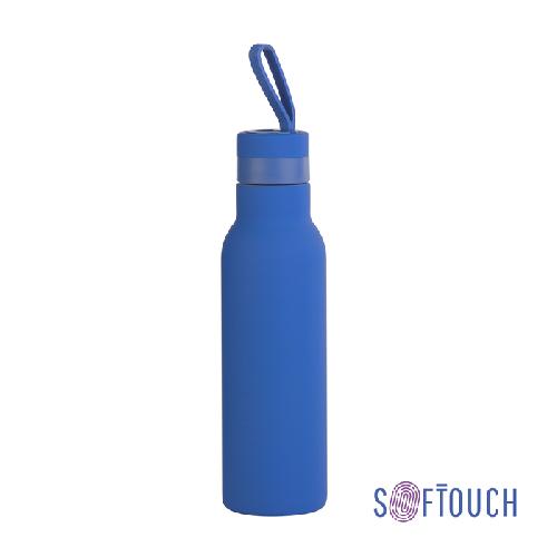 Бутылка для воды "Фитнес", покрытие soft touch, 0,7 л.