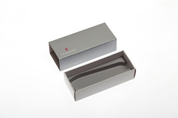 Коробка для ножей VICTORINOX 111 мм толщиной до 6 уровней, картонная, серебристая