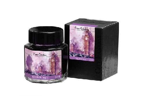 Флакон чернил Pierre Cardin 30мл, серия CITY FANTASY цвет Elizabeth Purple (Лиловый Элизабет)