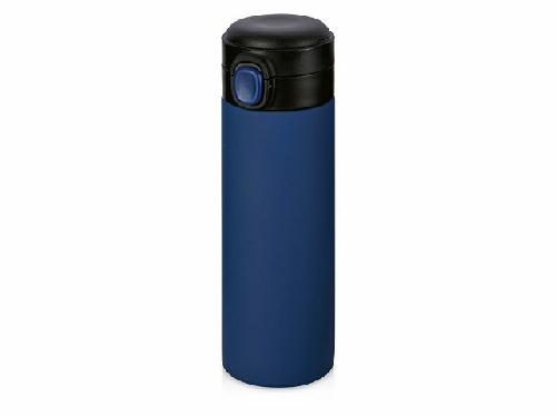 Вакуумная термокружка c кнопкой Guard, soft-touch, 400 мл