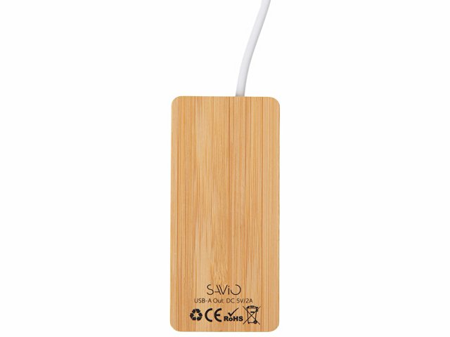 USB хаб с подсветкой лого Reedia S5, 3*USB, 1*Type C