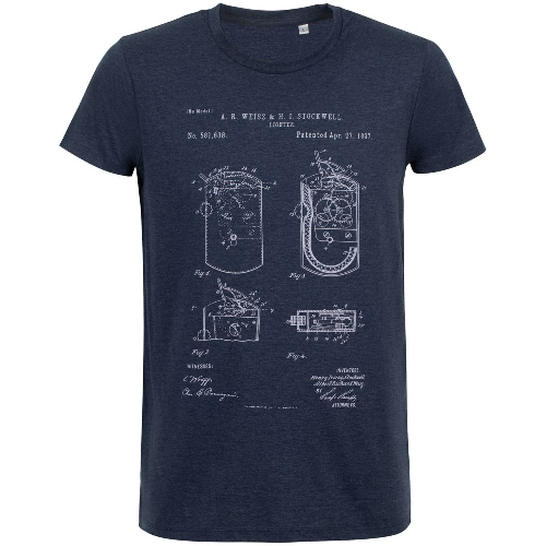 Футболка приталенная Old Patents. Lighter