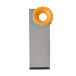 Мini USB-Flash накопитель "Ring" в металлическом корпусе с пластиковым цветным кольцом, 4 Gb