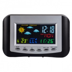 Perfeo Часы-метеостанция "Сolor", (PF-S3332CS) цветной экран, время, температура, влажность, дата
