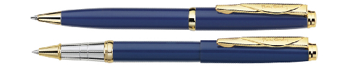 Набор Pierre Cardin PEN&PEN: ручка шариковая + роллер. Цвет - синий. Упаковка Е.