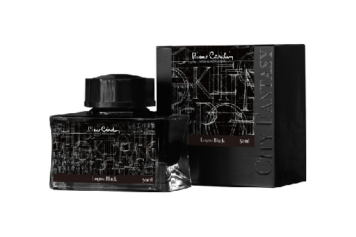 Флакон чернил Pierre Cardin 50мл, серия CITY FANTASY цвет Logos Black (Черный)