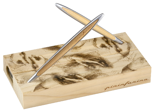 Набор из двух ручек Pininfarina  Cambiano BOX CEDARWOOD