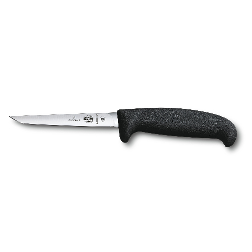 Нож для птицы VICTORINOX Fibrox с лезвием 11 см и рукоятью среднего размера, чёрный