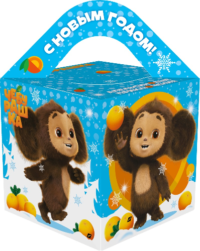 №3 КУБИК БОЛЬШОЙ ЧЕБУРАШКА 700 грамм новогодний подарок классический