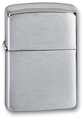 Зажигалка ZIPPO Armor™ c покрытием Brushed Chrome, латунь/сталь, серебристая, матовая, 38x13x57 мм