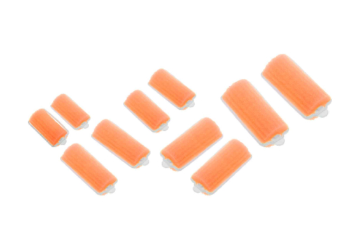 Бигуди поролоновые Dewal Beauty d 22ммx70мм(10шт) оранжевые