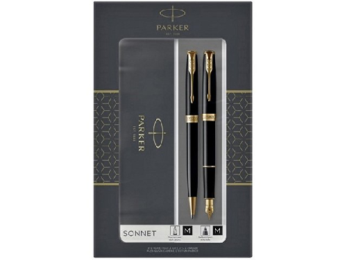 Набор Parker Sonnet: ручка перьевая, ручка шариковая