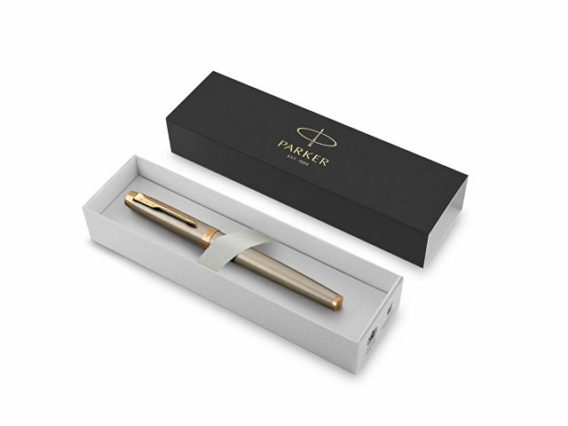 Ручка перьевая Parker IM Metal Brushed Metal GT