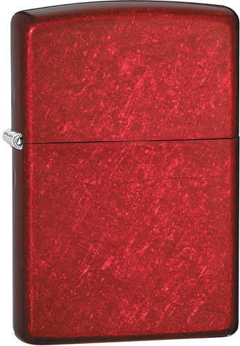 Зажигалка ZIPPO Classic с покрытием Candy Apple Red™, латунь/сталь, красная, глянцевая, 38x13x57 мм