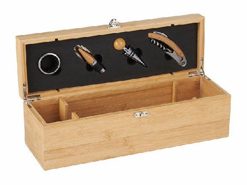 Набор для вина в бамбуковом кейсе Anniversary