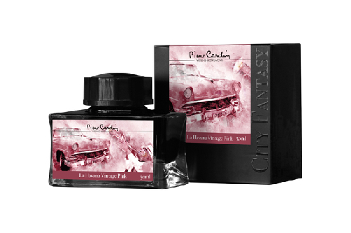 Флакон чернил Pierre Cardin 50мл, серия CITY FANTASY цвет La Havana Vintage Pink (Розовая Гавана)