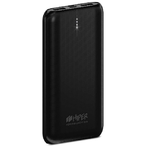 Универсальный аккумулятор RPX10000, QC3.0, PD, TYPE C, емкость 10000 мАч, черный 