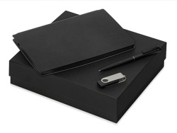 Подарочный набор Notepeno с блокнотом А5, флешкой и ручкой