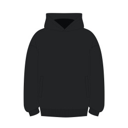 Худи оверсайз унисекс FUSION